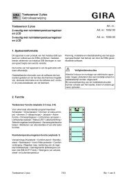 Toetssensor 2 plus Gebruiksaanwijzing - Download - Gira