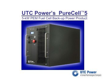 UTC Power's PureCell 5