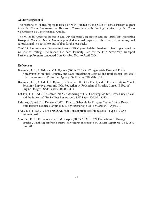 NTRD-02 Final Project Report The Effects of Low Rolling Resistance ...