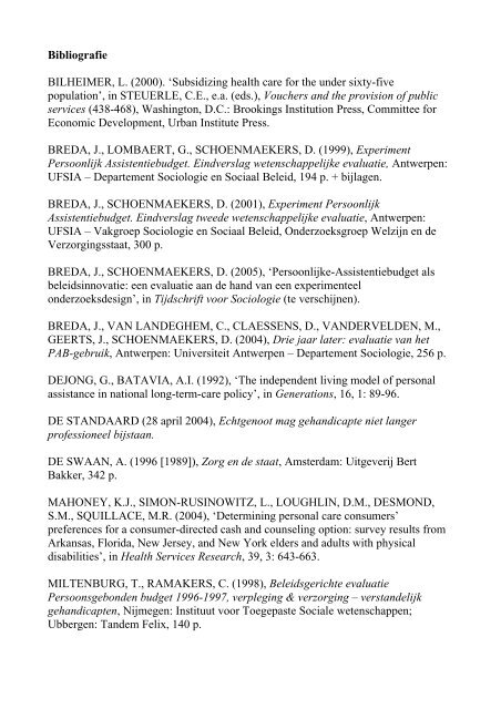 PSWpaper 2004-05 schoenmaekers.pdf - Universiteit Antwerpen