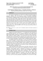 Effect of Saccharicoccus sacchari (Cockerell) infestation levels on ...