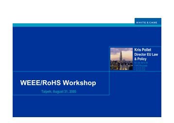 WEEE/RoHS Workshop