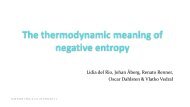 The thermodynamic meaning of negative entropy