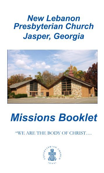 Missions Booklet