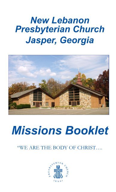 Missions Booklet