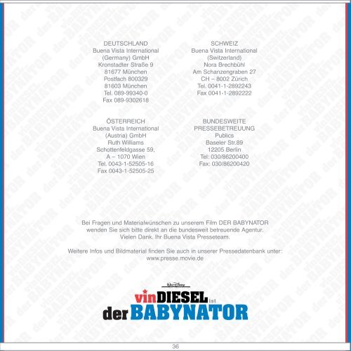 derBABYNATOR - Walt Disney Studios Motion Pictures Germany