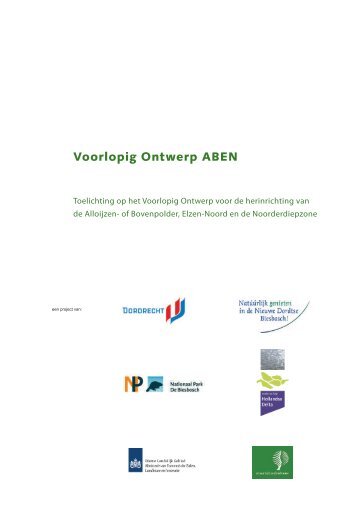 Voolopig ontwerp ABEN april 2011 - Gemeente Dordrecht