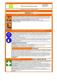 Betriebsanweisung Biguacid S - Antiseptica