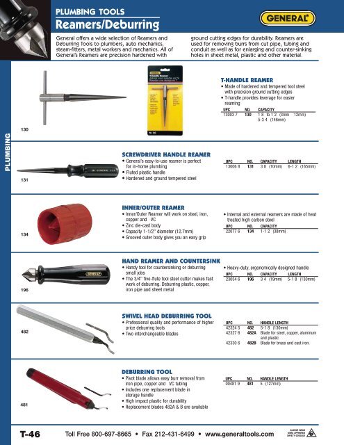 TOOL - General Tools And Instruments