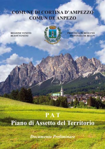 PAT Piano di Assetto del Territorio - Pieve di Cadore - Regione Veneto