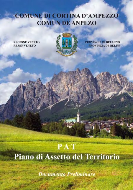 PAT Piano di Assetto del Territorio - Pieve di Cadore - Regione Veneto