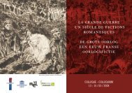 la grande guerre un siècle de fictions romanesques — de grote ...