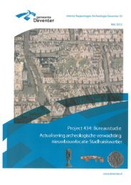 Bijlage 6 Archeologisch onderzoek - Gemeente Deventer