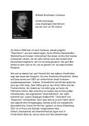 Wilhelm Brachmann, Cuxhaven Schulerinnerungen ... - Hansbove.de