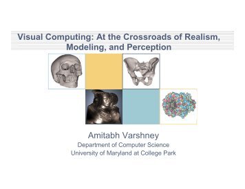 Visual Computing - Math, Statistics, and Computational Science