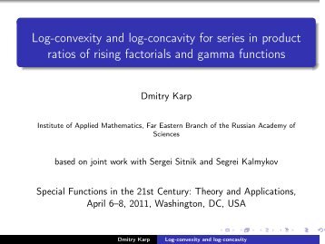Dmitry Karp - Math, Statistics, and Computational Science