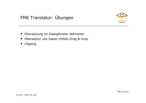 FME-Attributen - Tydac AG