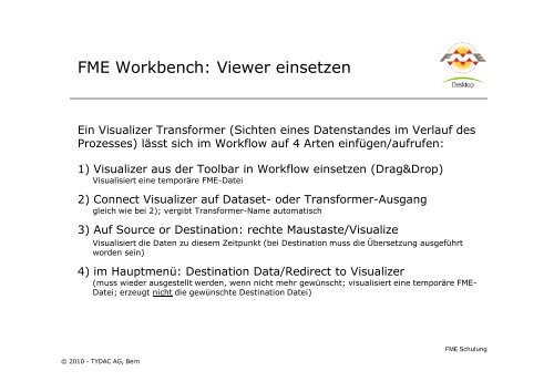 FME-Attributen - Tydac AG