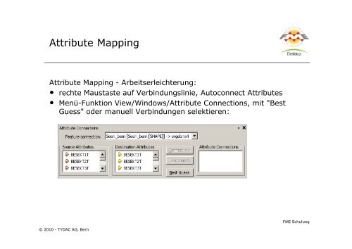 FME-Attributen - Tydac AG