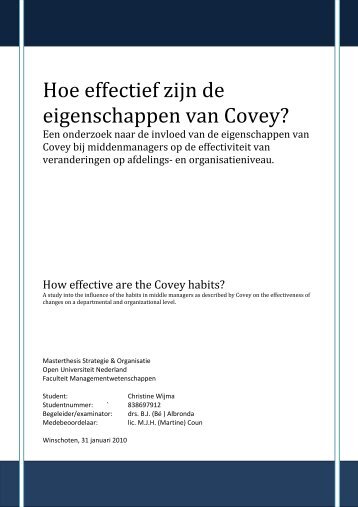 Definitieve scriptie Christine Wijma studentnummer 838697912