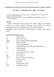 Prolonging lives oil and gas pipelines-2007.pdf - Cranfield University