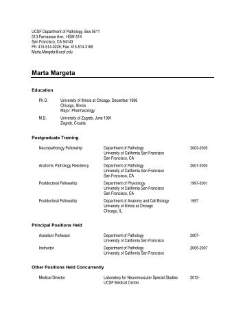 Detailed CV - Departments of Pathology and Laboratory Medicine ...