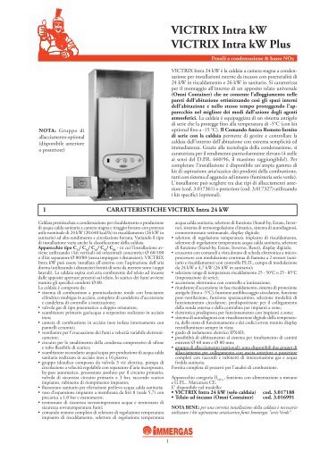 VICTRIX Intra kW VICTRIX Intra kW Plus - CLLAT.IT