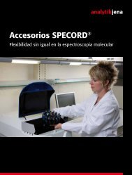 Accesorios SPECORD® - Analytik Jena AG