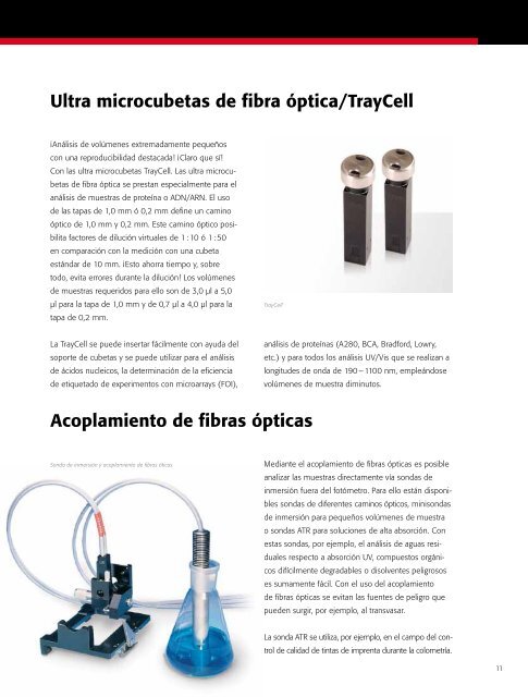 Accesorios SPECORD® - Analytik Jena AG