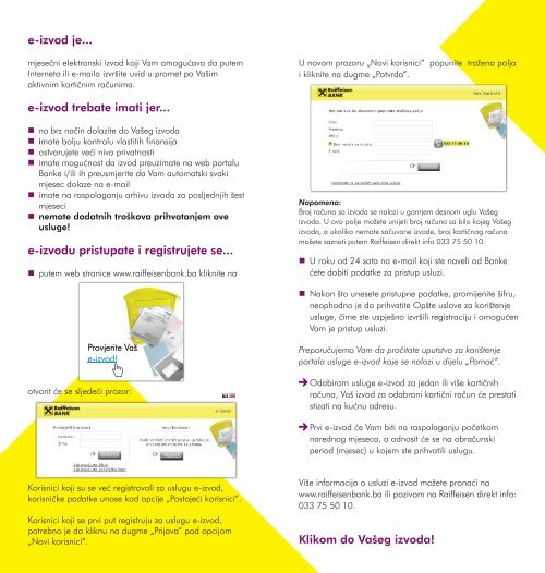 Provjerite Vaš e-izvod! - Raiffeisen Bank