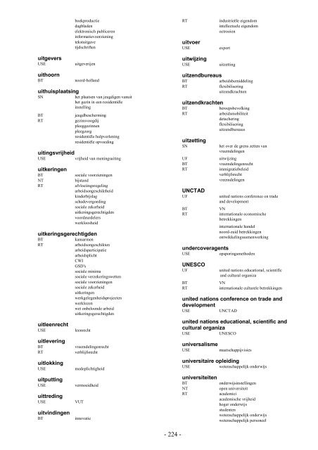 NIWI Thesaurus Maatschappijwetenschappen