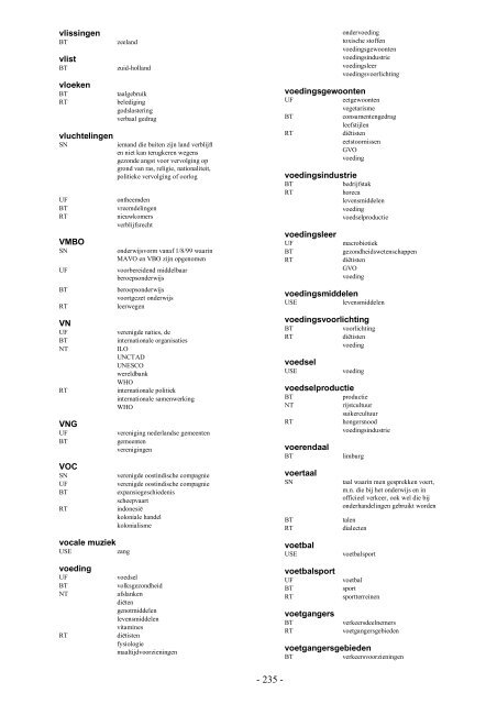 NIWI Thesaurus Maatschappijwetenschappen