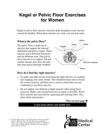 Kegel Exercise Program