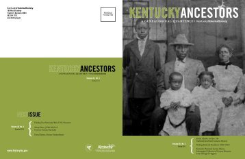 Kentucky Ancestors, Volume 46, Number 3 - Kentucky Historical ...