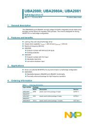 UBA2080_UBA2081 - NXP Semiconductors