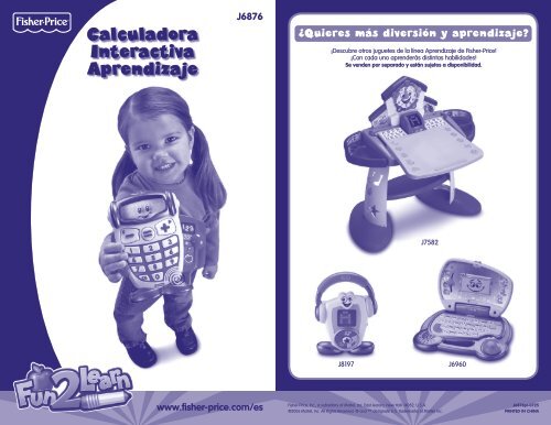 Calculadora Interactiva Aprendizaje - Fisher Price