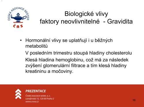 Biologické vlivy - Ústav imunologie