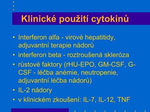 Imunitní mechanismy - Ústav imunologie