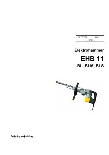 Elektrohammer EHB 11 - Wacker Neuson