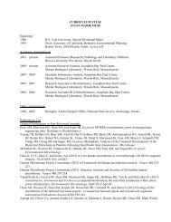 CURRICULUM VITAE SUSAN MARIE HUSE Education 1986 B.S. ...