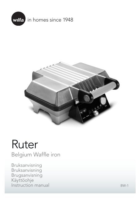 Belgium Waffle iron - Wilfa