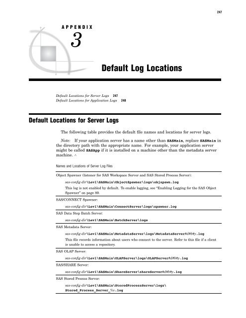 SAS 9.1.3 Intelligence Platform: System Administration Guide