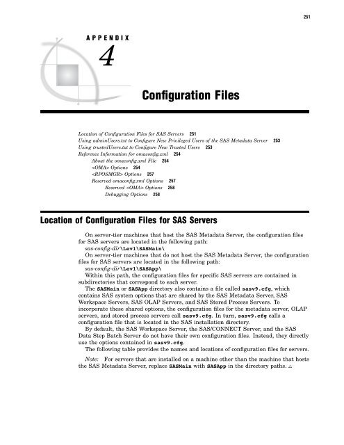 SAS 9.1.3 Intelligence Platform: System Administration Guide