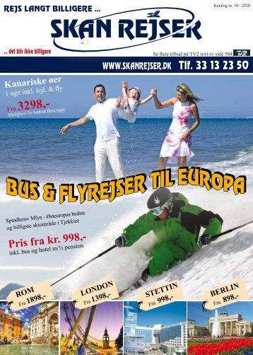 BUS & FLYREJSER TIL EUROPA