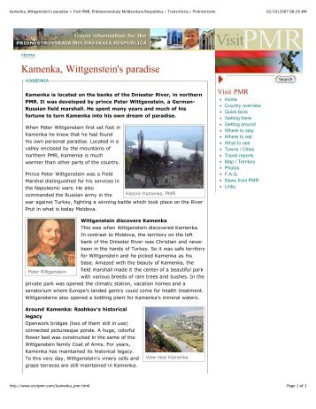 Kamenka, Wittgenstein's paradise, historical overview. - JewishGen ...