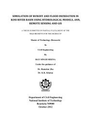 simulation of runoff and flood inundation in kosi river basin using ...