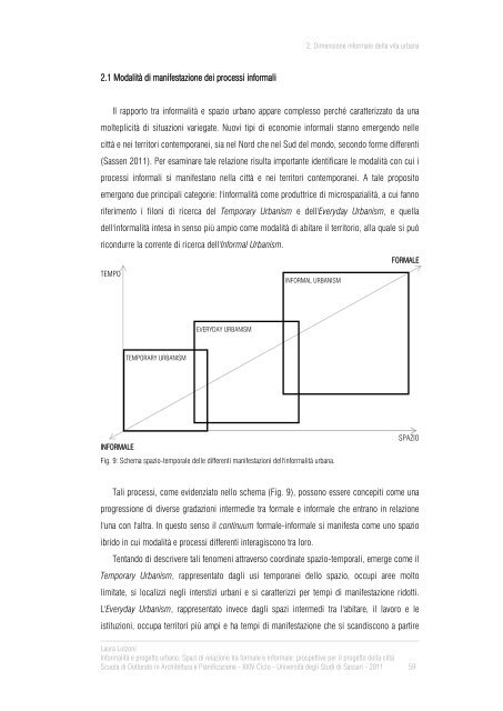 informalita' e progetto urbano - Università degli Studi di Sassari