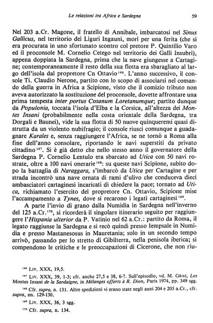 Le Relazioni tra Africa e Sardegna in età romana - UnissResearch