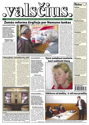 Žemės reforma žirglioja per Nemuno lankas