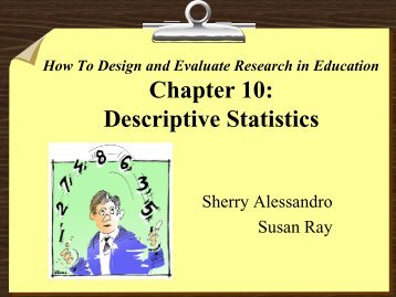 Chapter 10: Descriptive Statistics